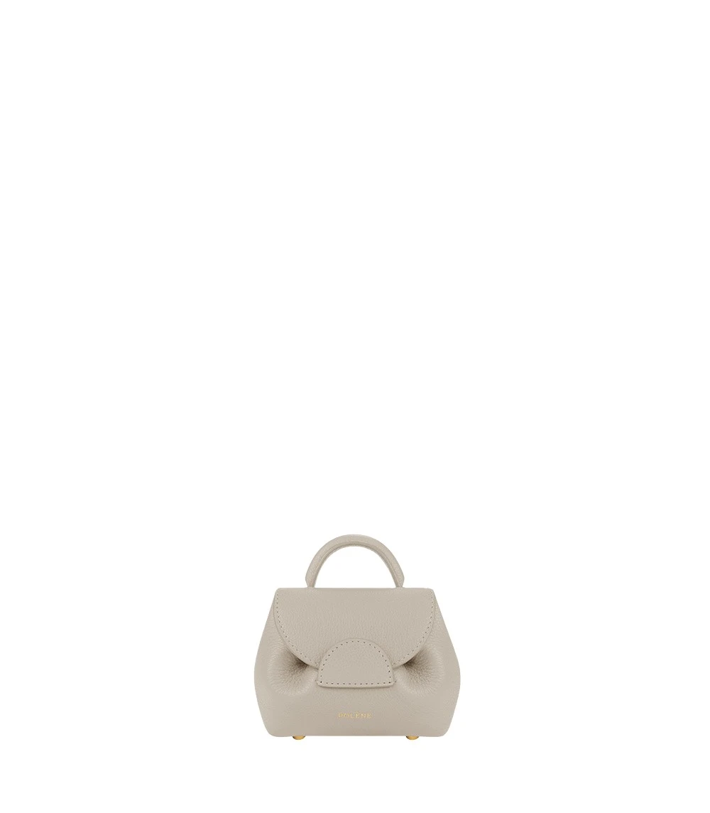 White-Numero-Un-Micro-in-Chalk-collection-coveti43112_nobg Polène Numéro Un Micro in Chalk Numéro Un Micro in Chalk - Mini Bags - Parisian Luxury Leather Bag at Coveti
