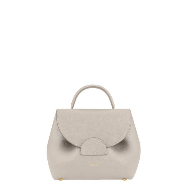 Polène Numéro Un Nano in Chalk Numéro Un Nano in Chalk - Mini Bags - Parisian Luxury Leather Bag at Coveti