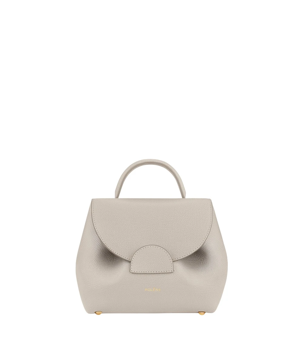 Polène Numéro Un Nano in Chalk Numéro Un Nano in Chalk - Mini Bags - Parisian Luxury Leather Bag at Coveti