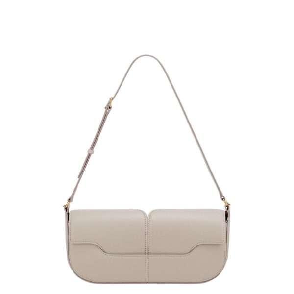 Polène Osmo in Chalk Osmo in Chalk - Shoulder & Crossbody Bags - Parisian Luxury Leather Bag at Coveti