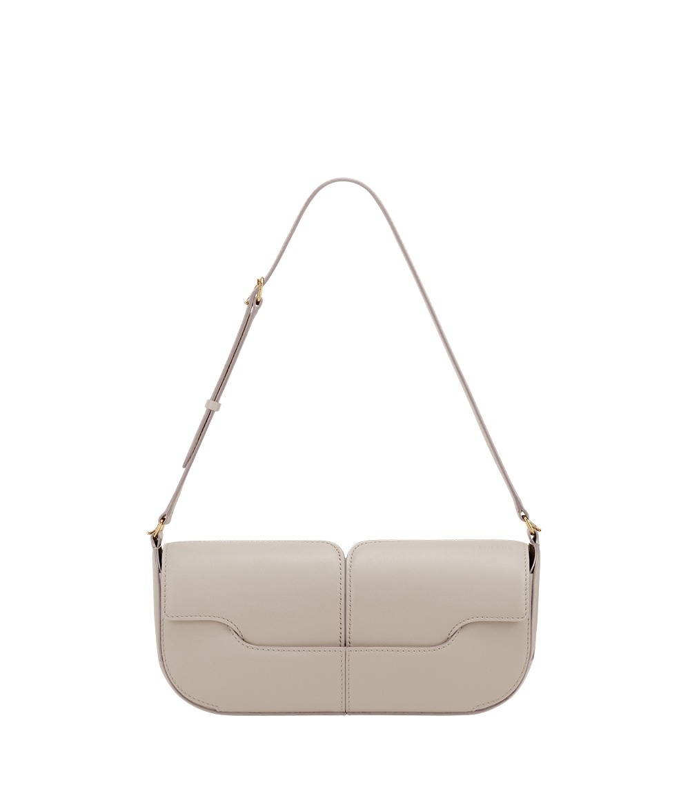 Polène Osmo in Chalk Osmo in Chalk - Shoulder & Crossbody Bags - Parisian Luxury Leather Bag at Coveti