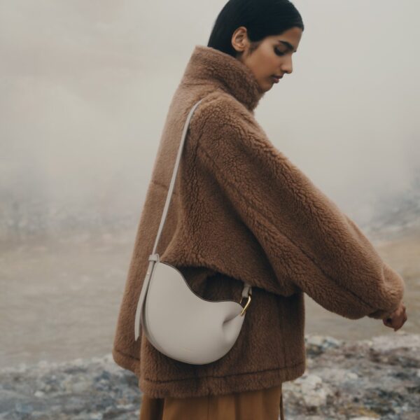 Polène Tonca in Chalk Tonca in Chalk - Shoulder & Crossbody Bags - Parisian Luxury Leather Bag at Coveti