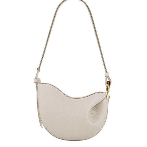 Polène Tonca in Chalk Tonca in Chalk - Shoulder & Crossbody Bags - Parisian Luxury Leather Bag at Coveti