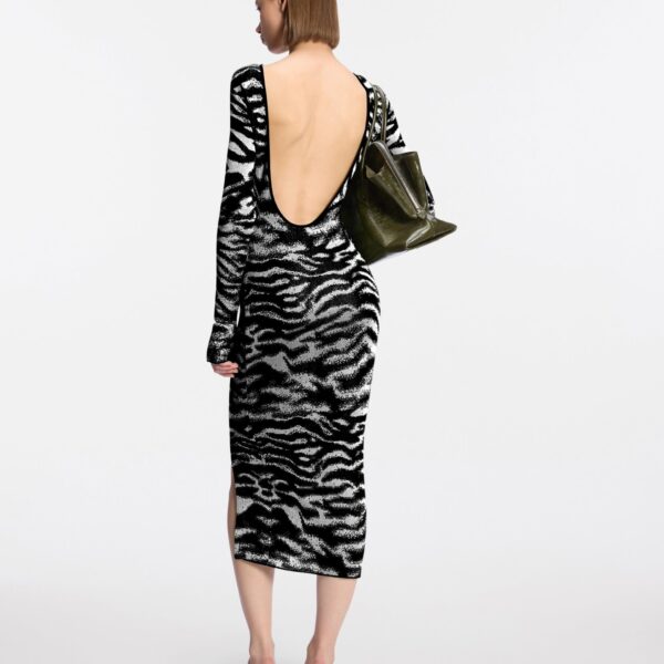 Attico white and black dress