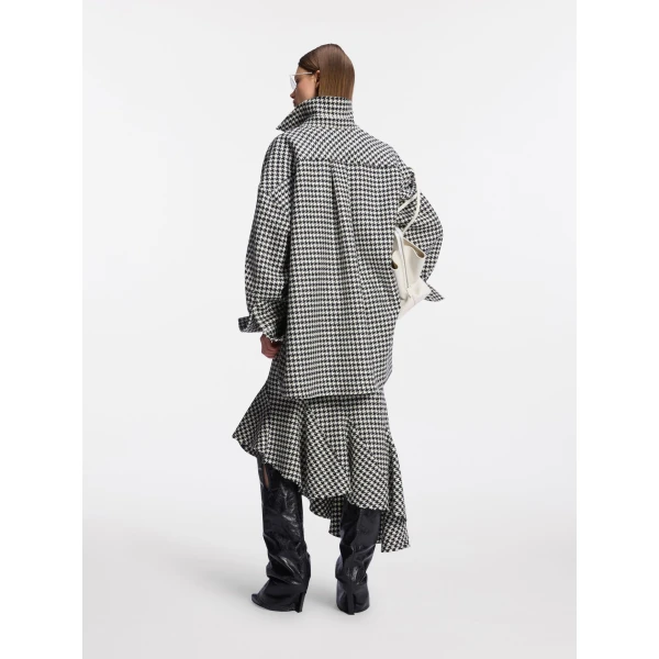 The Attico White and black overshirt Jacket, view 3