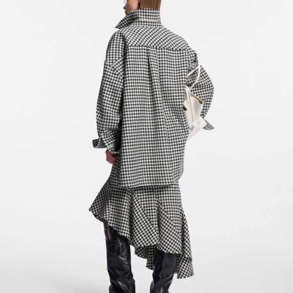 Attico white and black jacket