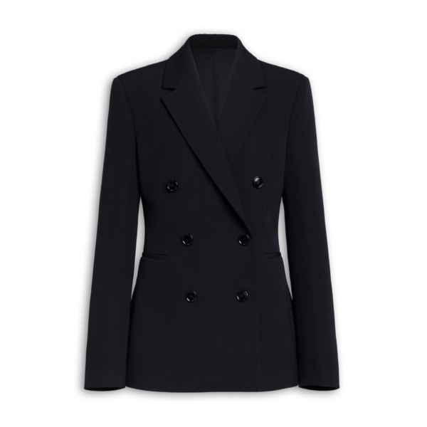 Alaïa Wool Crepe Cinched Blazer - ALAÏA Jackets - Laser Cut Luxury - Shop at Coveti