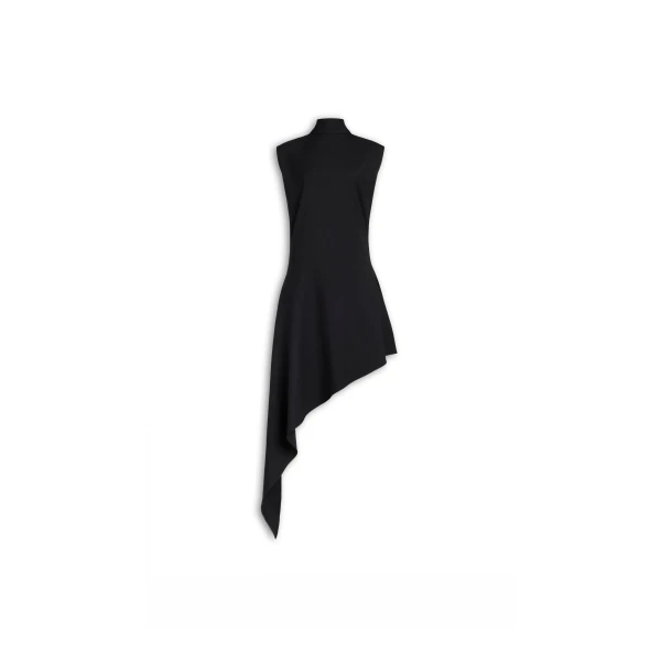 Alaia Wool Gabardine Pointed Dress