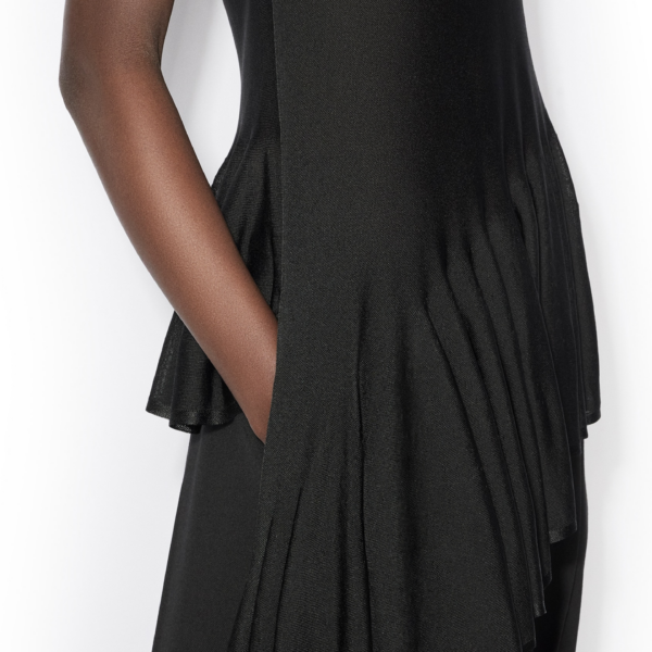 Alaïa Wool Gabardine Round Pants - ALAÏA Pants - Laser Cut Luxury - Shop at Coveti