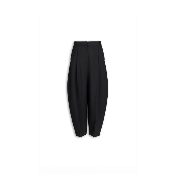 Alaïa Wool Gabardine Round Pants - ALAÏA Pants - Laser Cut Luxury - Shop at Coveti