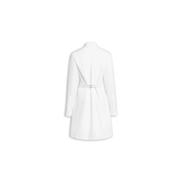 Alaia Wrap Cotton Poplin Dress, view 5