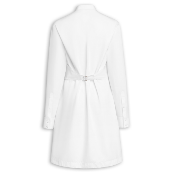 Alaïa Wrap Cotton Poplin Dress - ALAÏA Dresses - Laser Cut Luxury - Shop at Coveti