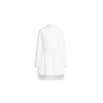 Alaïa Wrap Cotton Poplin Dress - ALAÏA Dresses - Laser Cut Luxury - Shop at Coveti