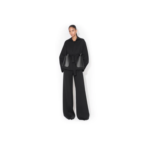 Alaia Wrap Tailored Wool Jacket, view 2