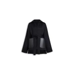 Alaïa Wrap Tailored Wool Jacket - ALAÏA Jackets - Laser Cut Luxury - Shop at Coveti