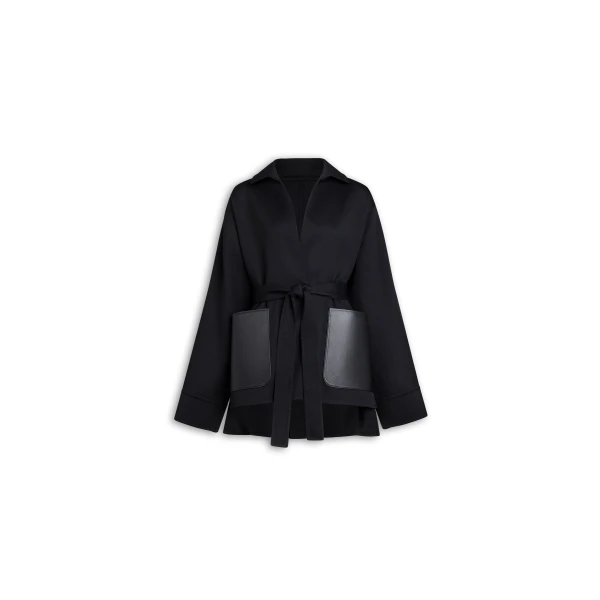 Alaia Wrap Tailored Wool Jacket