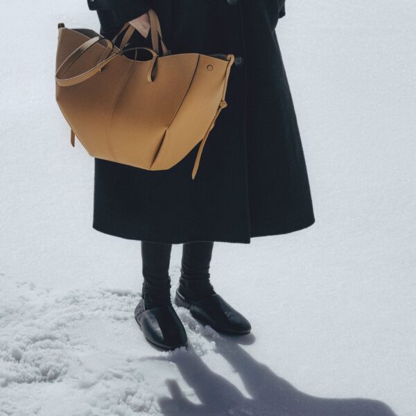 Polène Cyme in Ocher Cyme in Ocher - Totes & Top-Handle Bags - Parisian Luxury Leather Bag at Coveti