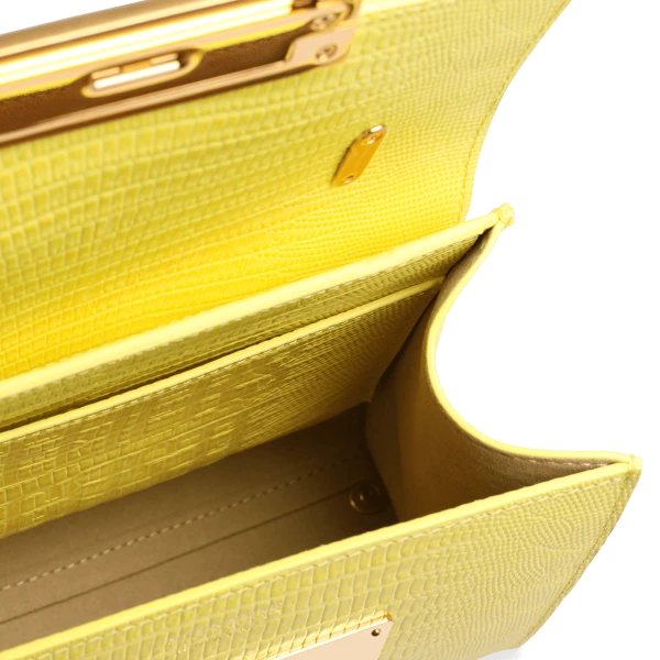Ateliers Auguste Mini Capucine in Limoncello bag