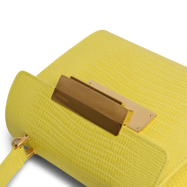 Ateliers Auguste Mini Capucine in Limoncello bag