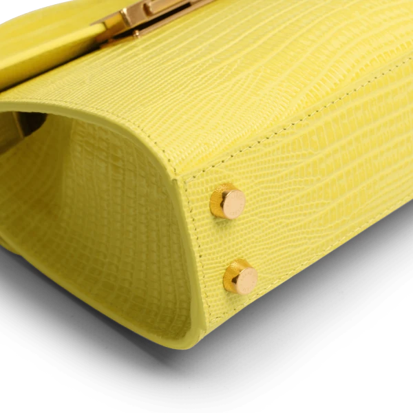 Ateliers Auguste Mini Capucine in Limoncello bag