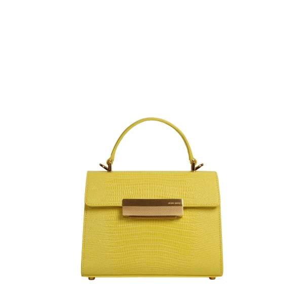 Ateliers Auguste Mini Capucine in Limoncello bag