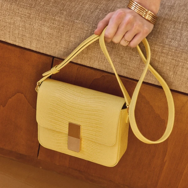 Ateliers Auguste Mini Monceau in Limoncello bag