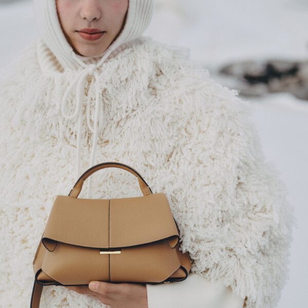 Polène Mokki Mini in Ocher Mokki Mini in Ocher - Mini Bags - Parisian Luxury Leather Bag at Coveti