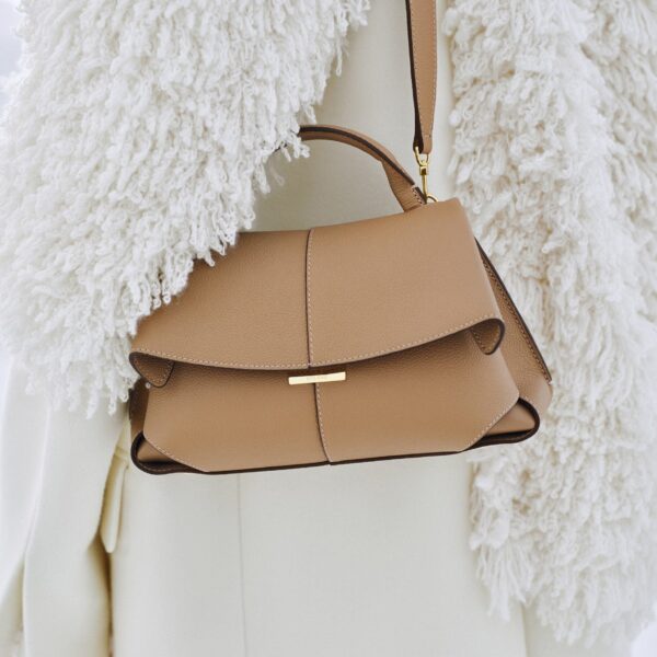 Polène Mokki Mini in Ocher Mokki Mini in Ocher - Mini Bags - Parisian Luxury Leather Bag at Coveti