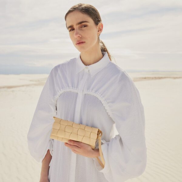Polène Neiti in Wheat Neiti in Wheat - Shoulder & Crossbody Bags - Parisian Luxury Leather Bag at Coveti
