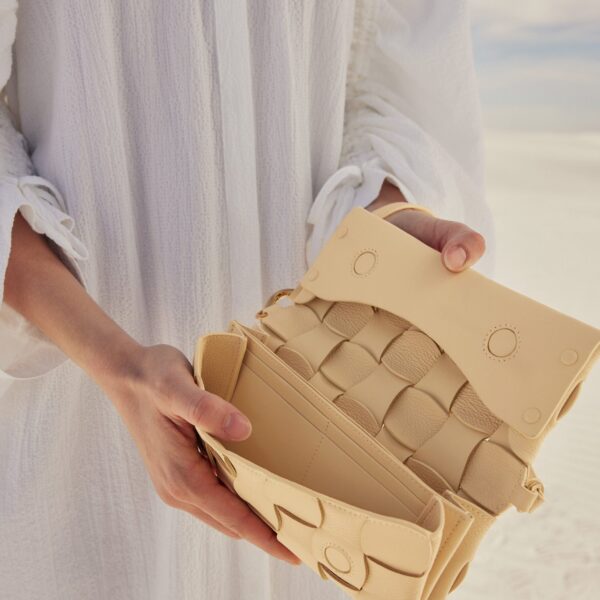 Polène Neiti in Wheat Neiti in Wheat - Shoulder & Crossbody Bags - Parisian Luxury Leather Bag at Coveti