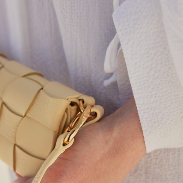 Polène Neiti in Wheat Neiti in Wheat - Shoulder & Crossbody Bags - Parisian Luxury Leather Bag at Coveti