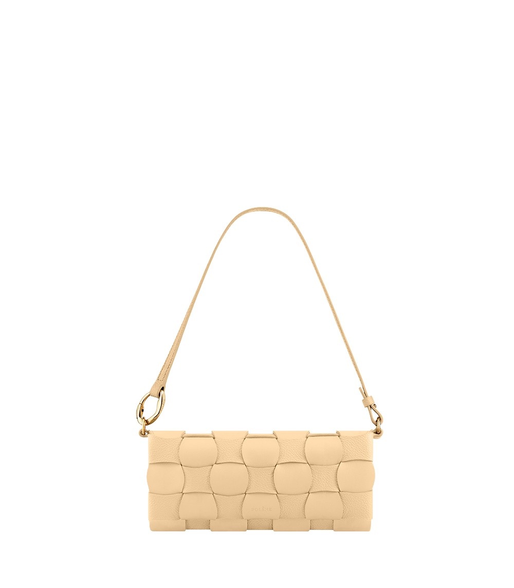 Polène Neiti in Wheat Neiti in Wheat - Shoulder & Crossbody Bags - Parisian Luxury Leather Bag at Coveti