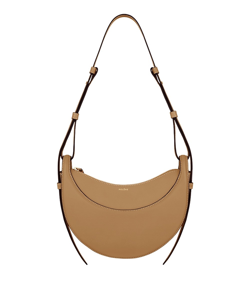 Polène Numéro Dix in Ocher Numéro Dix in Ocher - Shoulder & Crossbody Bags - Parisian Luxury Leather Bag at Coveti