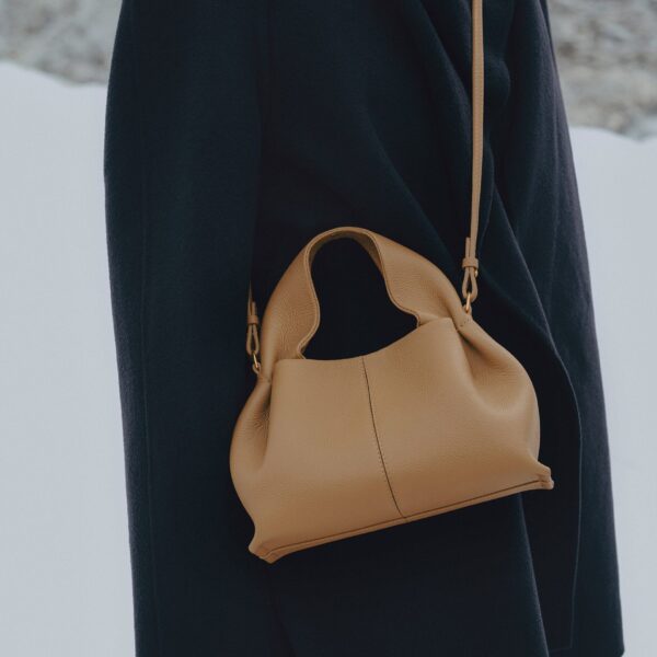 Polène Numéro Neuf Mini in Ocher Numéro Neuf Mini in Ocher - Mini Bags - Parisian Luxury Leather Bag at Coveti