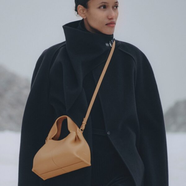 Polène Numéro Neuf Mini in Ocher Numéro Neuf Mini in Ocher - Mini Bags - Parisian Luxury Leather Bag at Coveti