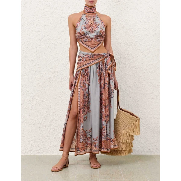 Elevate your elegance in this Zimmermann Skirts available now at Coveti