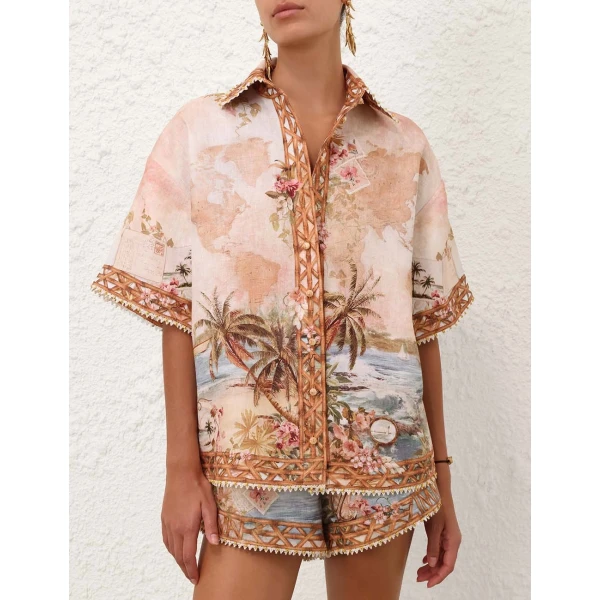 Elevate your elegance in this Zimmermann Tops available now at Coveti