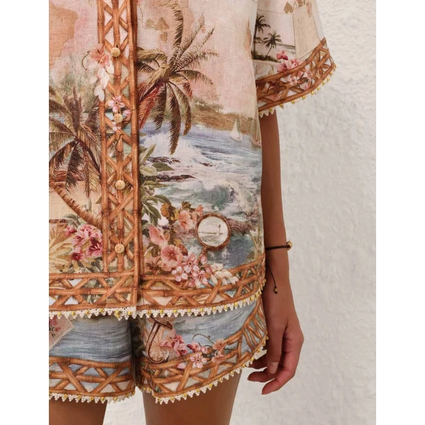 Elevate your elegance in this Zimmermann Tops available now at Coveti