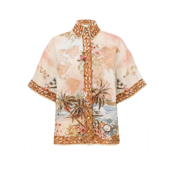 Elevate your elegance in this Zimmermann Tops available now at Coveti