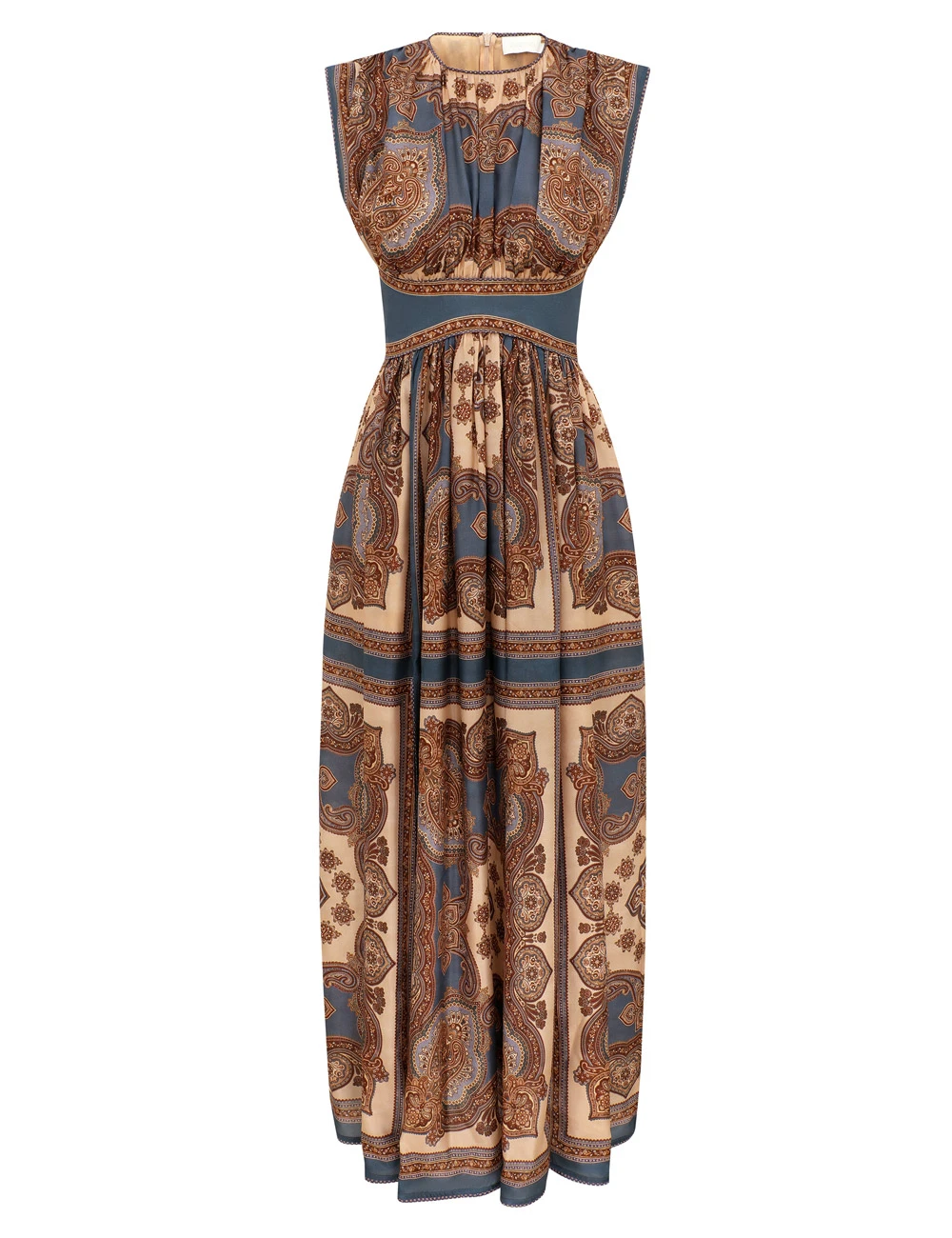 Zimmermann Mahon Waisted Maxi Dress | Ready to Wear Collection Coveti Elevate your elegance in this Zimmermann Dresses available now at Coveti