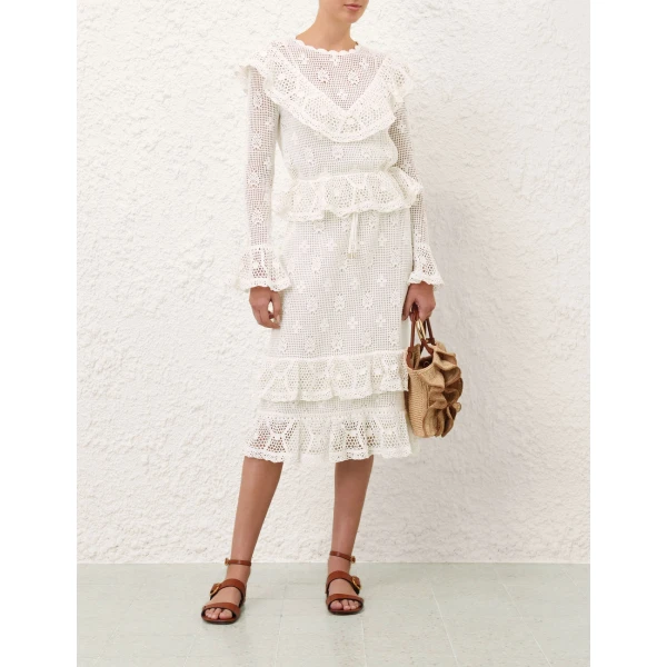 Elevate your elegance in this Zimmermann Dresses available now at Coveti