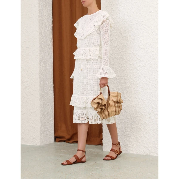 Elevate your elegance in this Zimmermann Dresses available now at Coveti