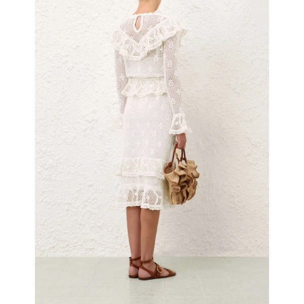 Elevate your elegance in this Zimmermann Dresses available now at Coveti