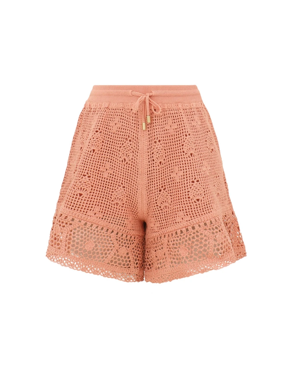 Zimmermann Roselight Crochet Frill Short | Ready to Wear Collection Coveti Elevate your elegance in this Zimmermann Shorts available now at Coveti