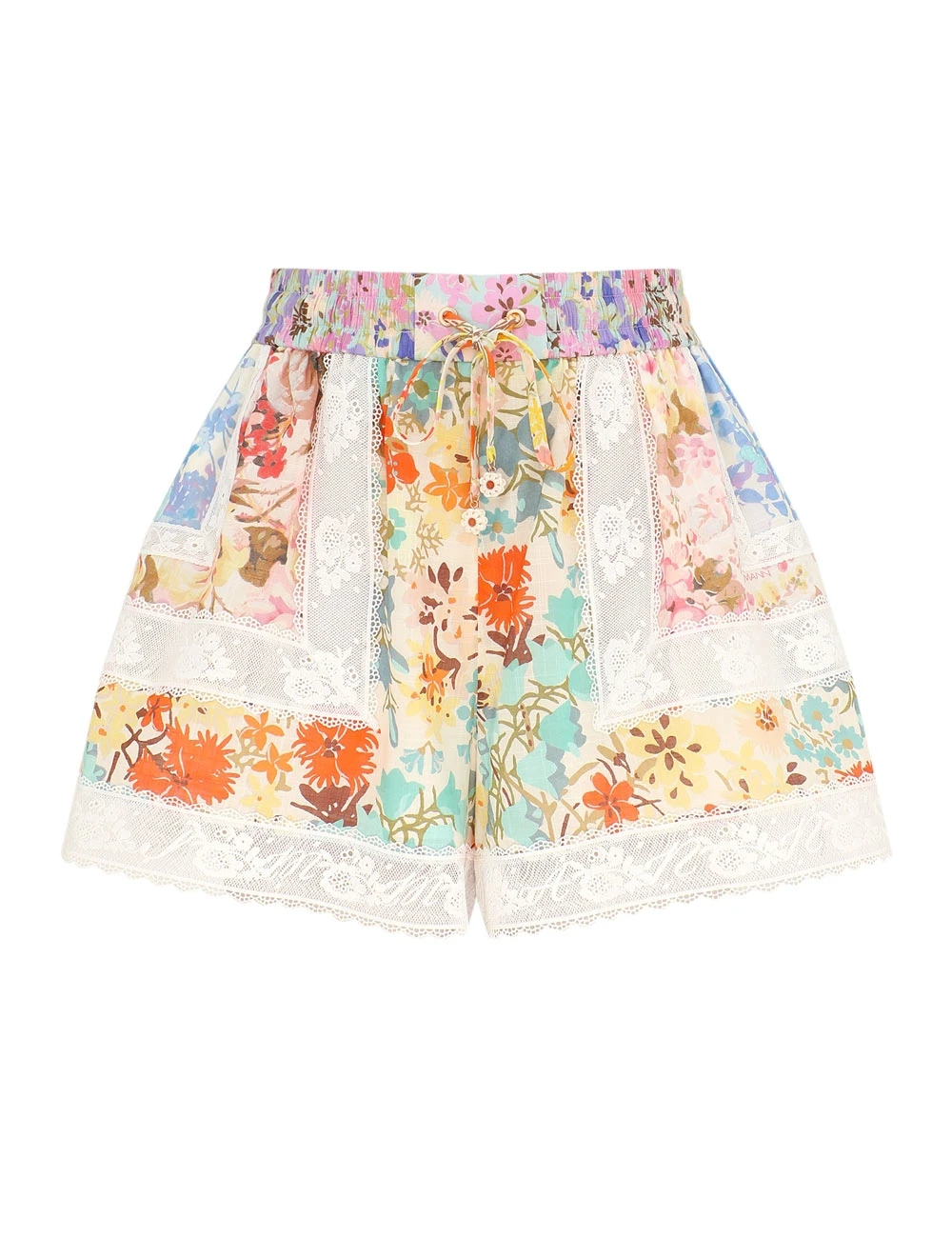 Zimmermann Solstice Spliced Short | Ready to Wear Collection Coveti Elevate your elegance in this Zimmermann Shorts available now at Coveti