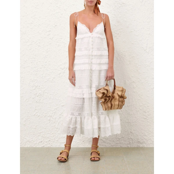 Elevate your elegance in this Zimmermann Dresses available now at Coveti