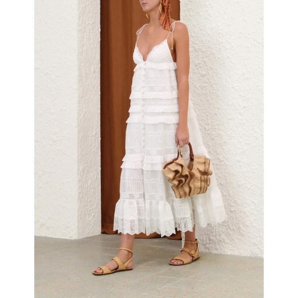 Elevate your elegance in this Zimmermann Dresses available now at Coveti