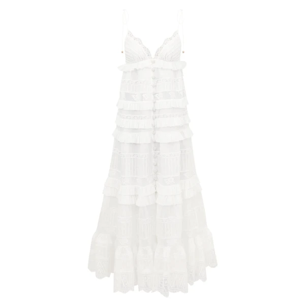 Elevate your elegance in this Zimmermann Dresses available now at Coveti