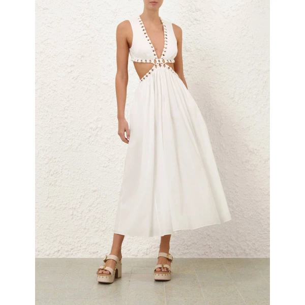 Elevate your elegance in this Zimmermann Dresses available now at Coveti