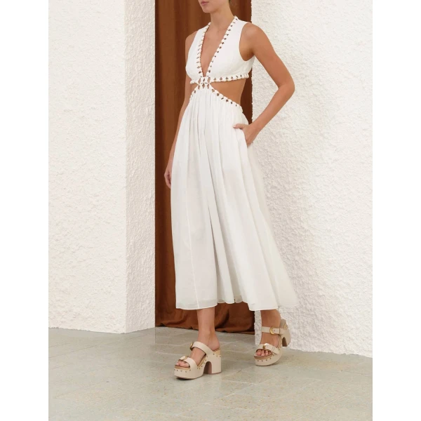 Elevate your elegance in this Zimmermann Dresses available now at Coveti